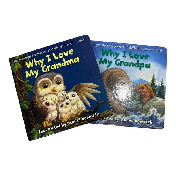 Lot of 2 Kids Books “Why I Love…” Grandparents by Daniel Howarth - Picture 1 of 13
